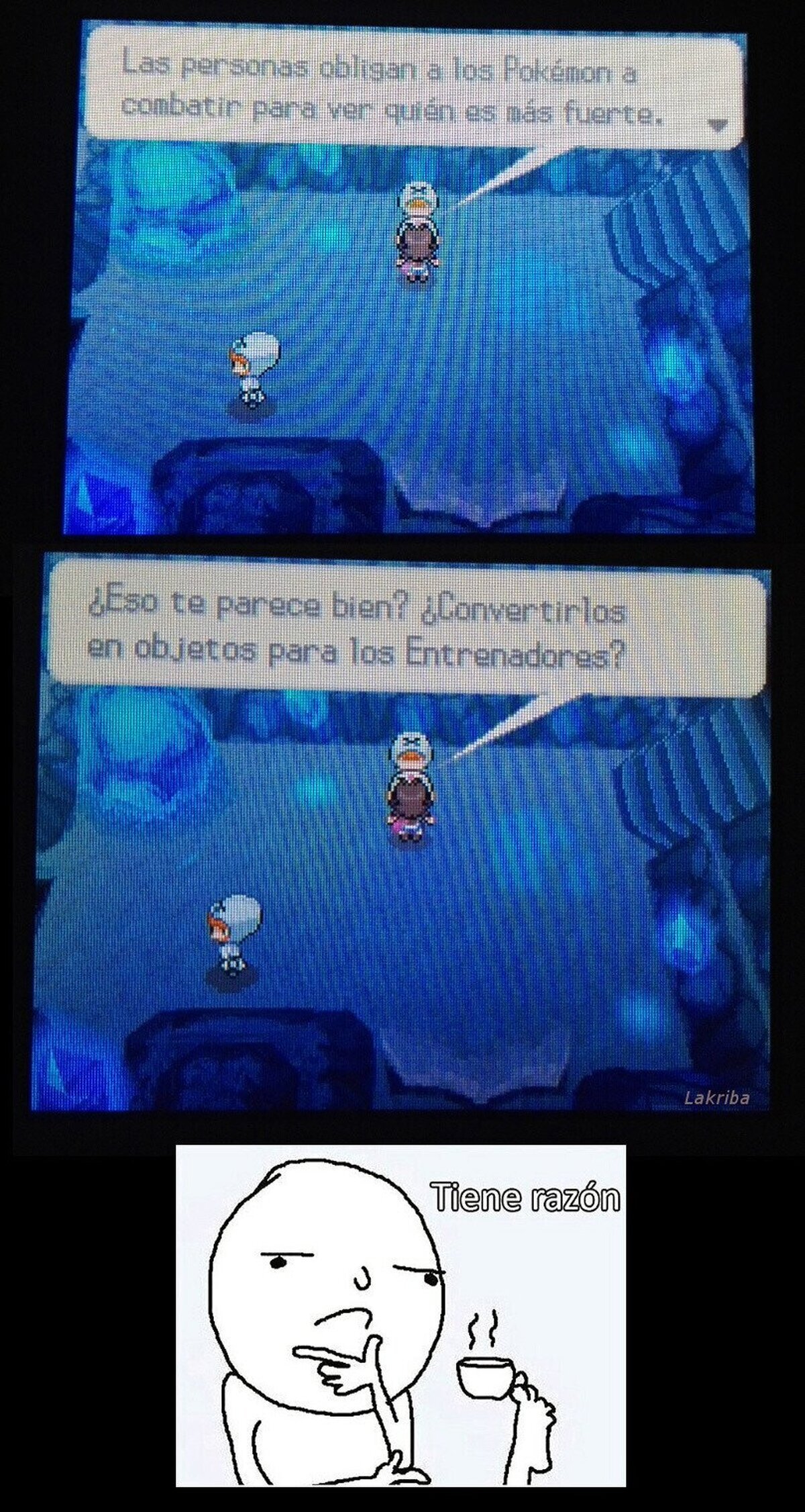 Uno de los pocos reclutas normales que dice cosas con mucho sentido