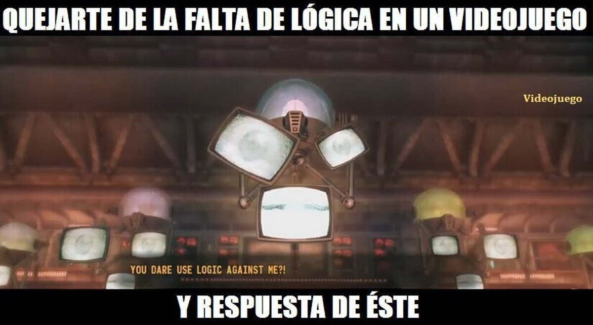 Nunca le busques la lógica a un juego