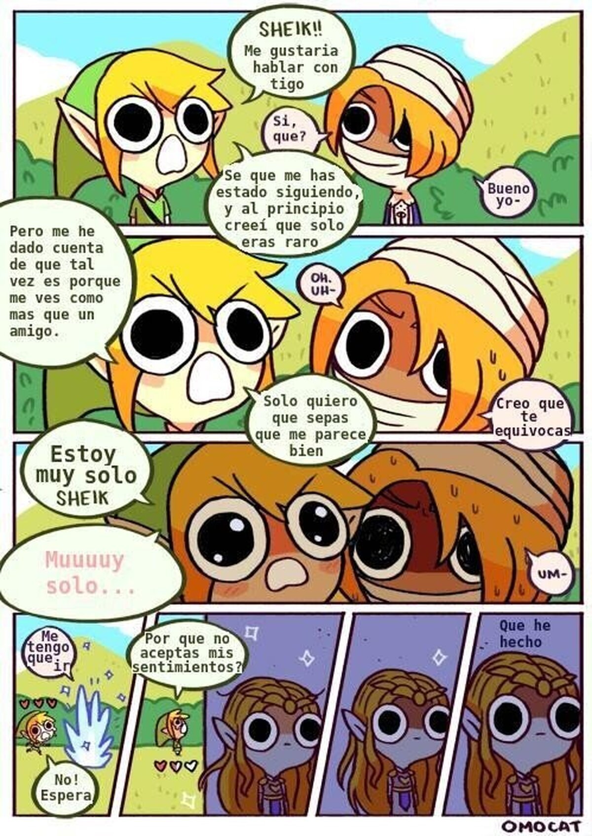 No pensé que link estaría tan desesperado, por omocat 