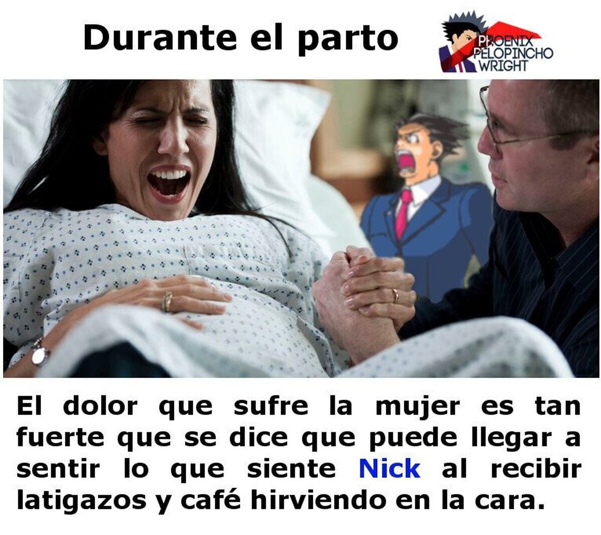 O lo que siente al caerse de un puente en llamas, o que lo atropelle un auto...