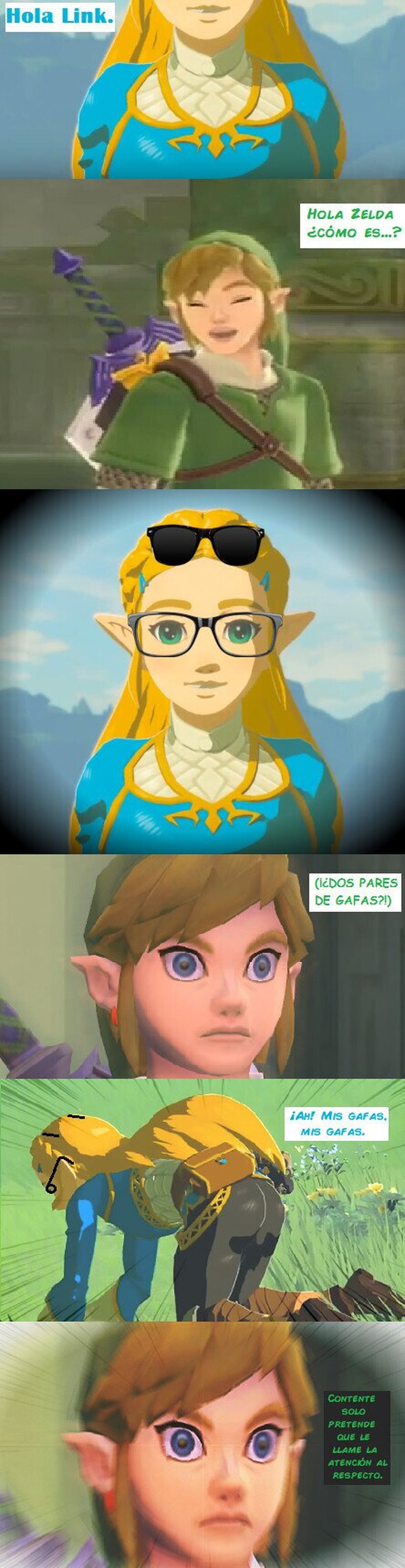 La vida diaria de Link y Zelda