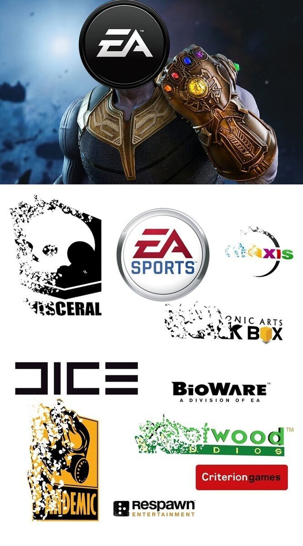 A diferencia de Thanos, EA no tiene alma