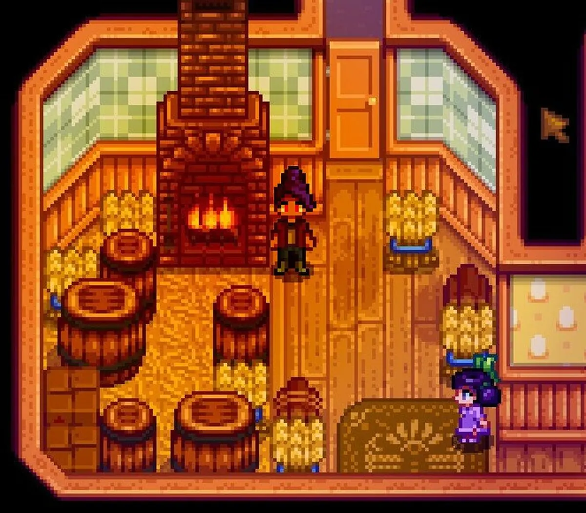 Con toda seguridad cuando pones una chimenea frente a trigo seco.