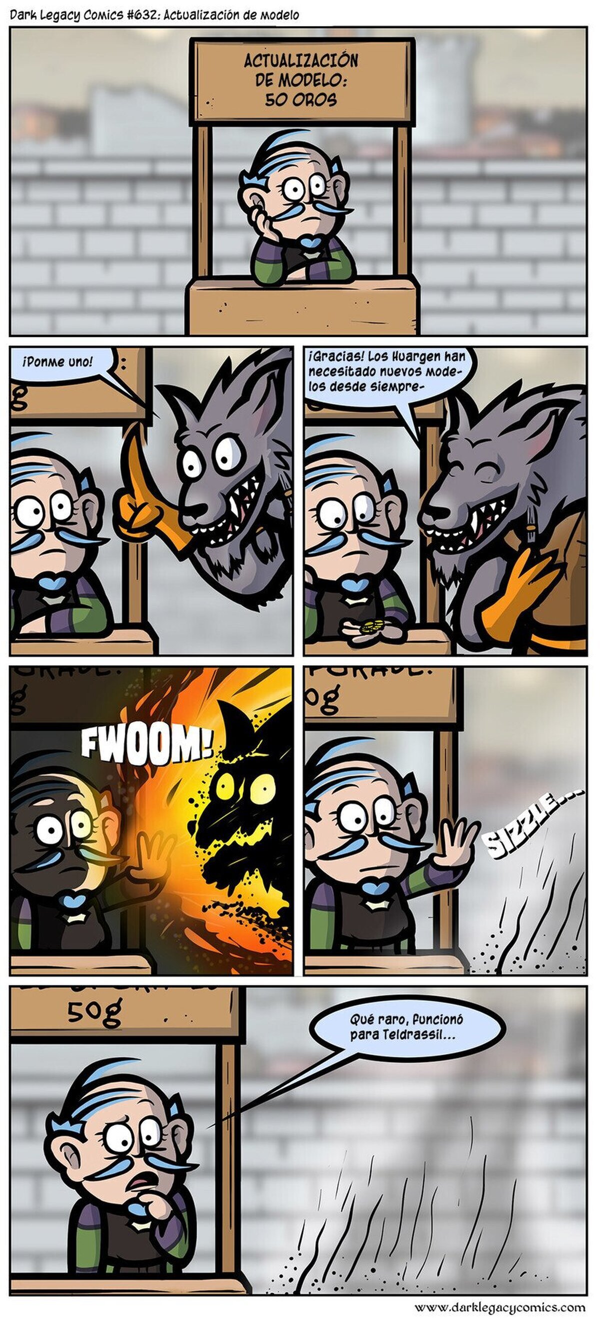 Actualización de Modelo. Por DarkLegacyComics 