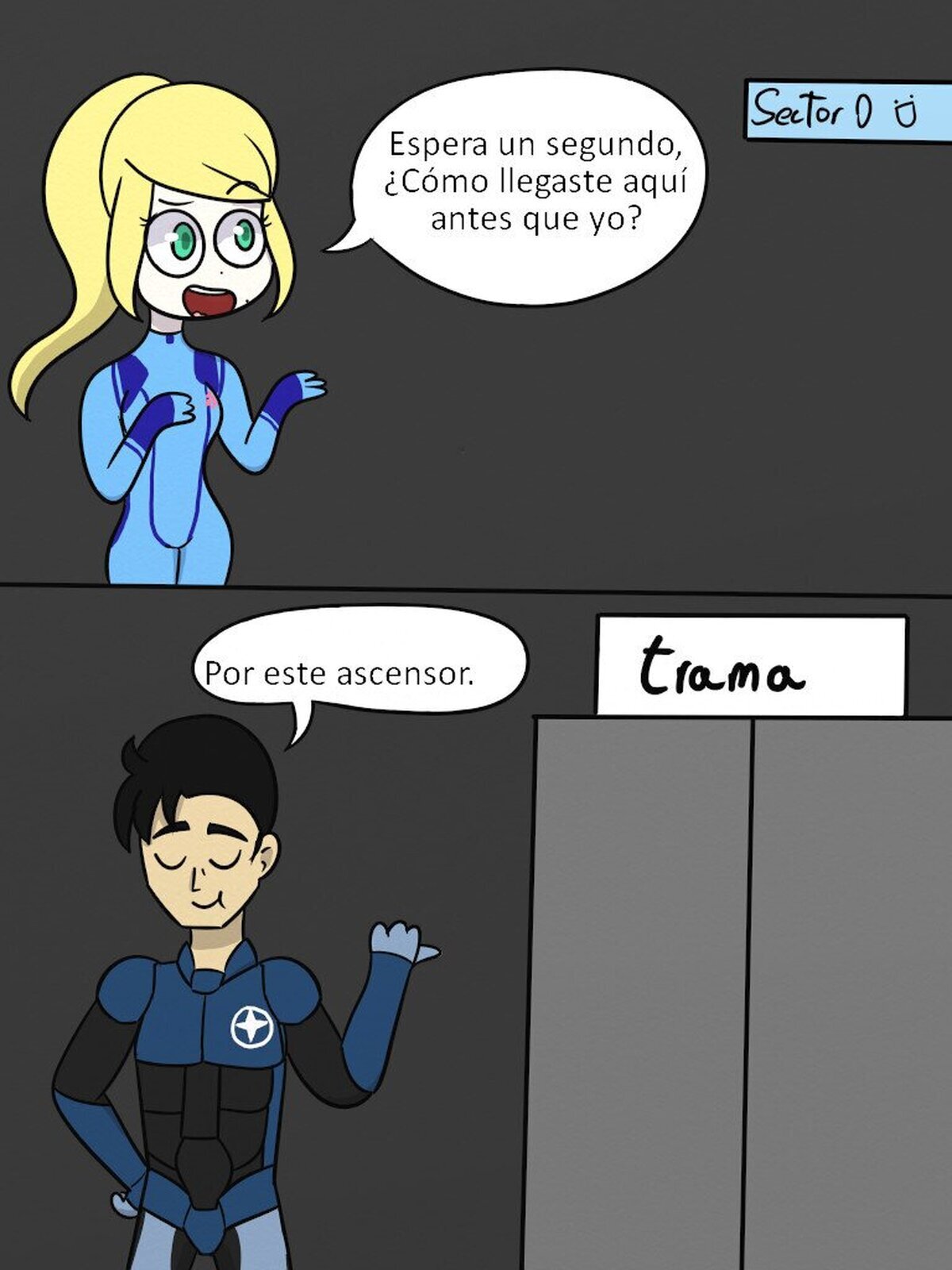 O quizás Adam es primo de Sonic.