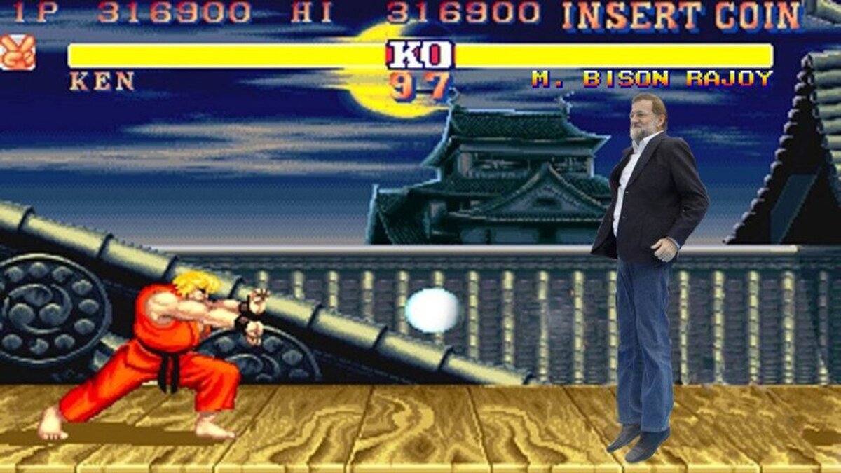 M. Bison Rajoy usando su Psycho Power
