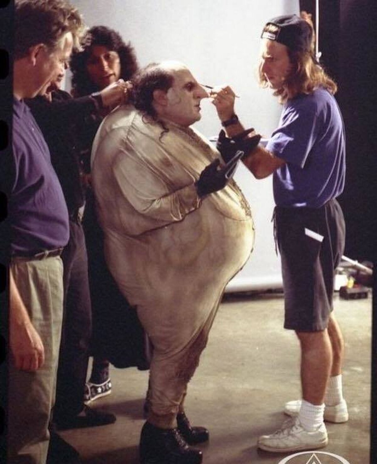 Danny DeVito convirtiéndose en el pingüino, 1992