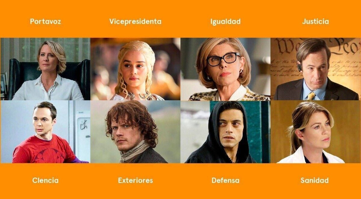 Estas son las personas que ocuparán los nuevos ministerios. Por Movistar Series