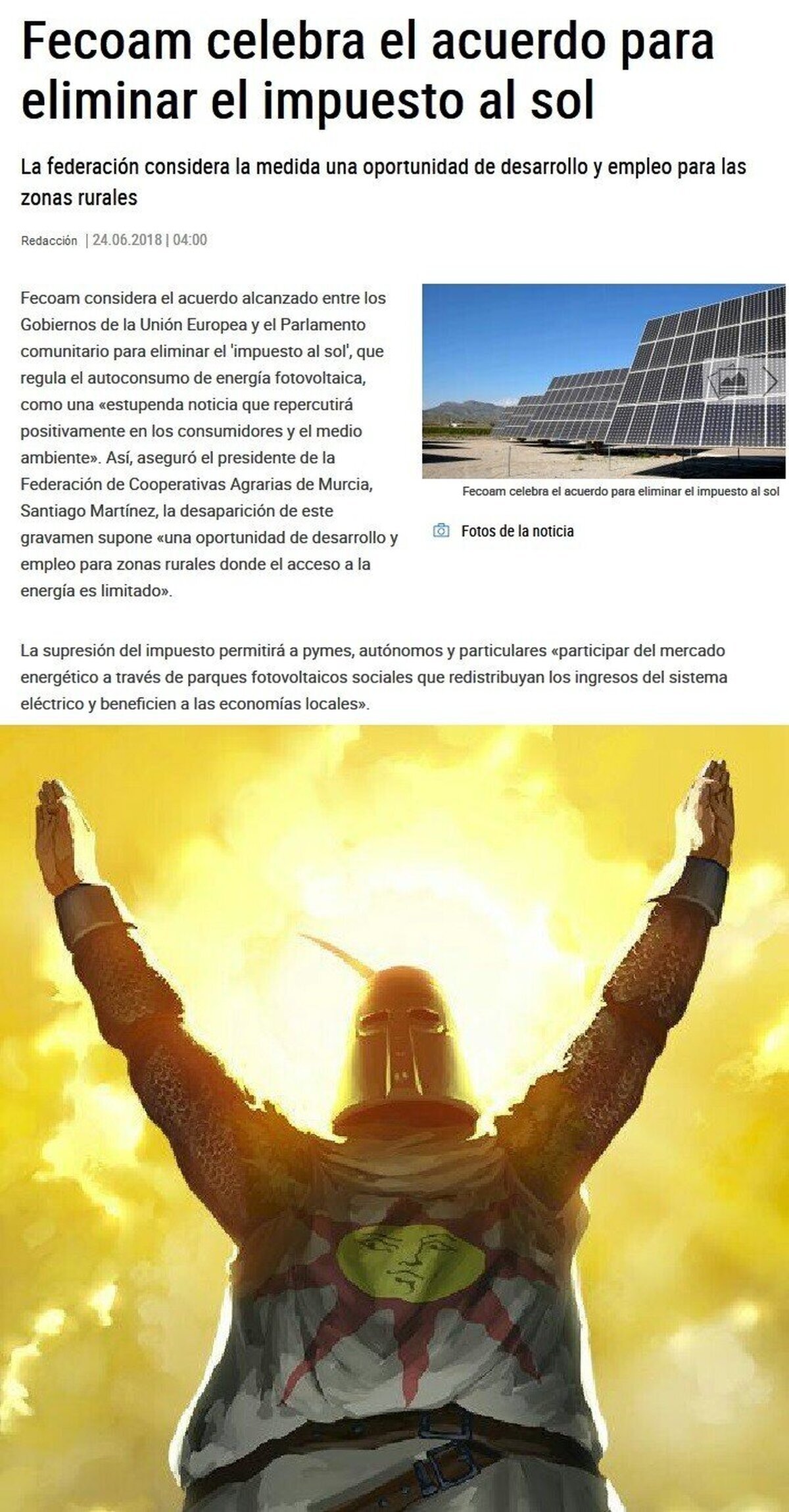 Los hijos del sol han vencido una vez más ¡PRAISE THE SUN!