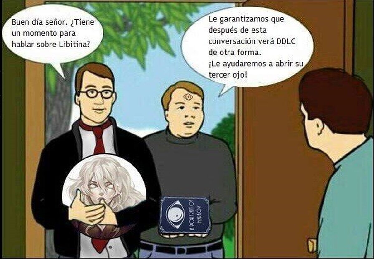 Cuando el amigo al que le recomendaste DDLC lo termina por primera vez. 