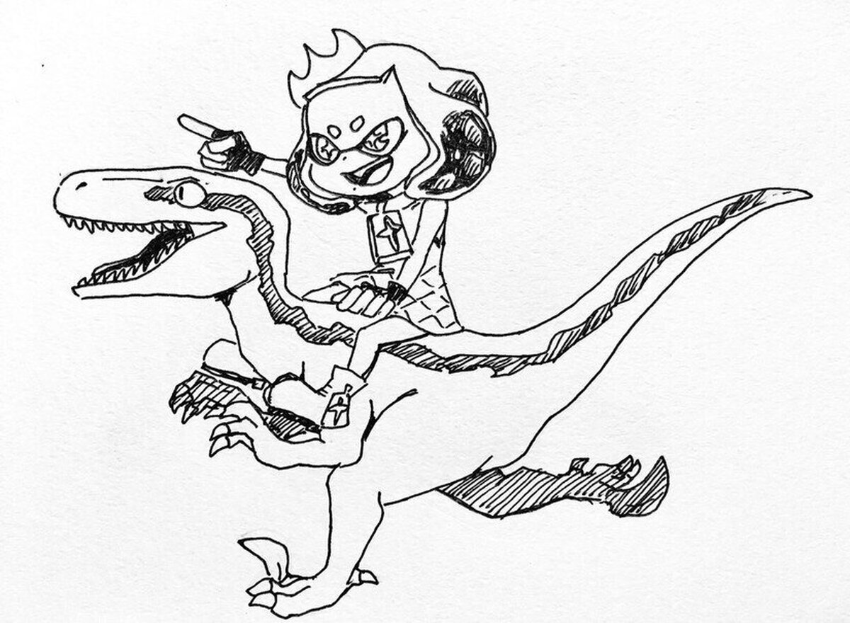 Pearl galopando encima de un velociraptor, tu argumento es inválido