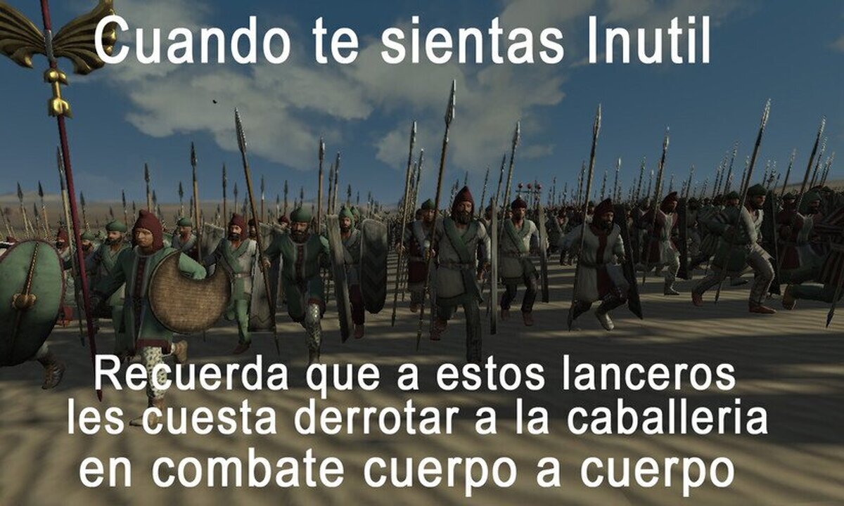 Y los del primer Rome Total War eran peores
