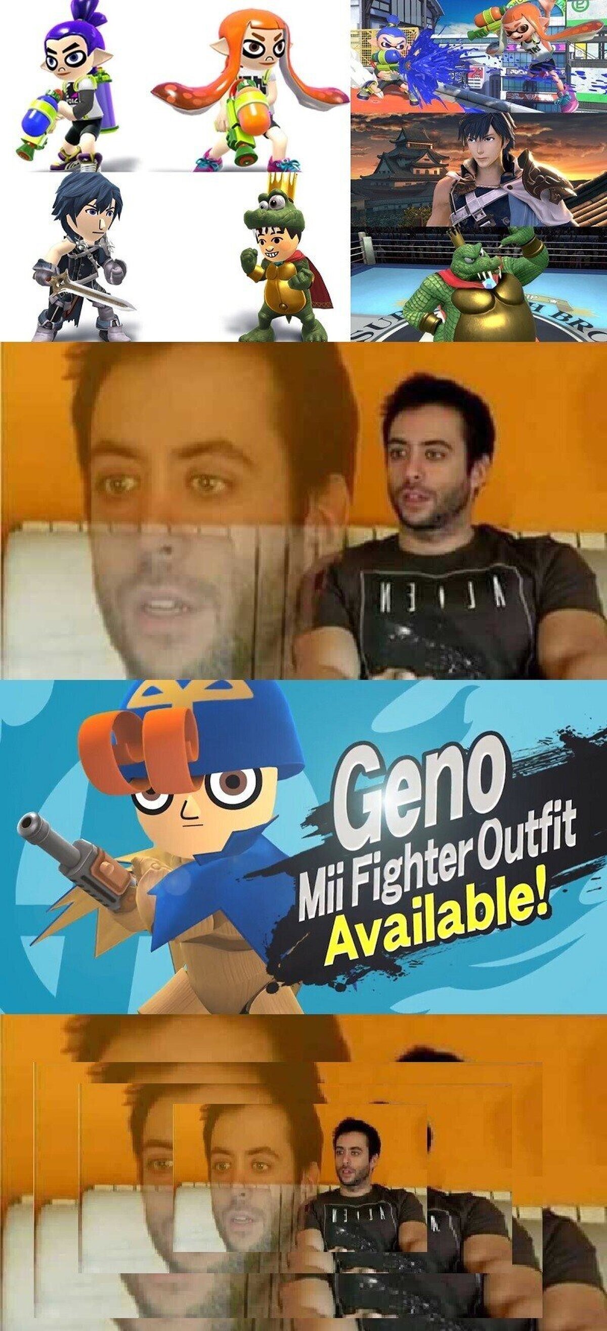 Los mii fighters disfrazados son futuras predicciones de personajes para el smash