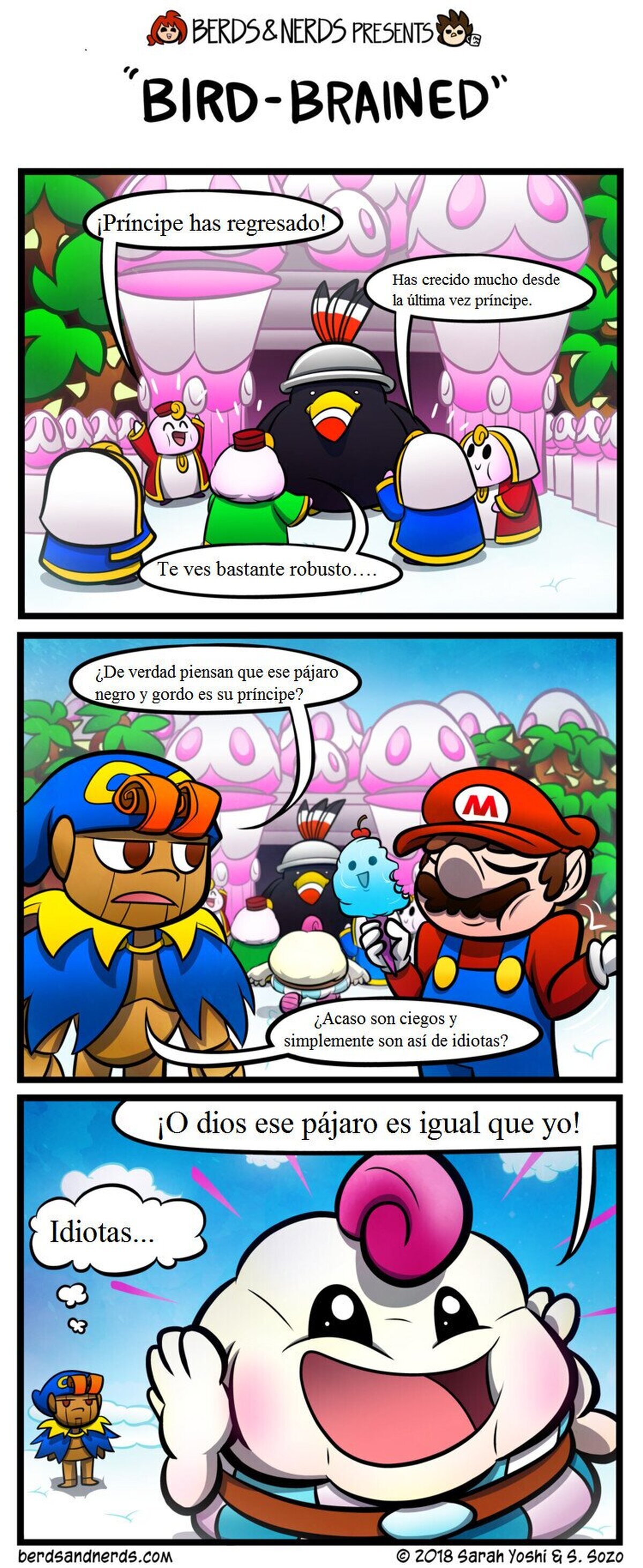 Supongo que tanto azúcar les afecto al coco. Por berdsandnerds