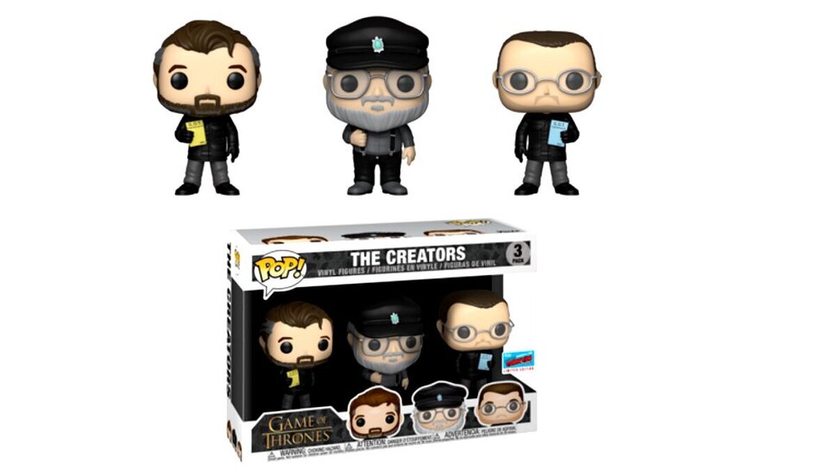 Los 'Funko Pops' de los creadores de 'Juego de Tronos' son extrañamente adorables