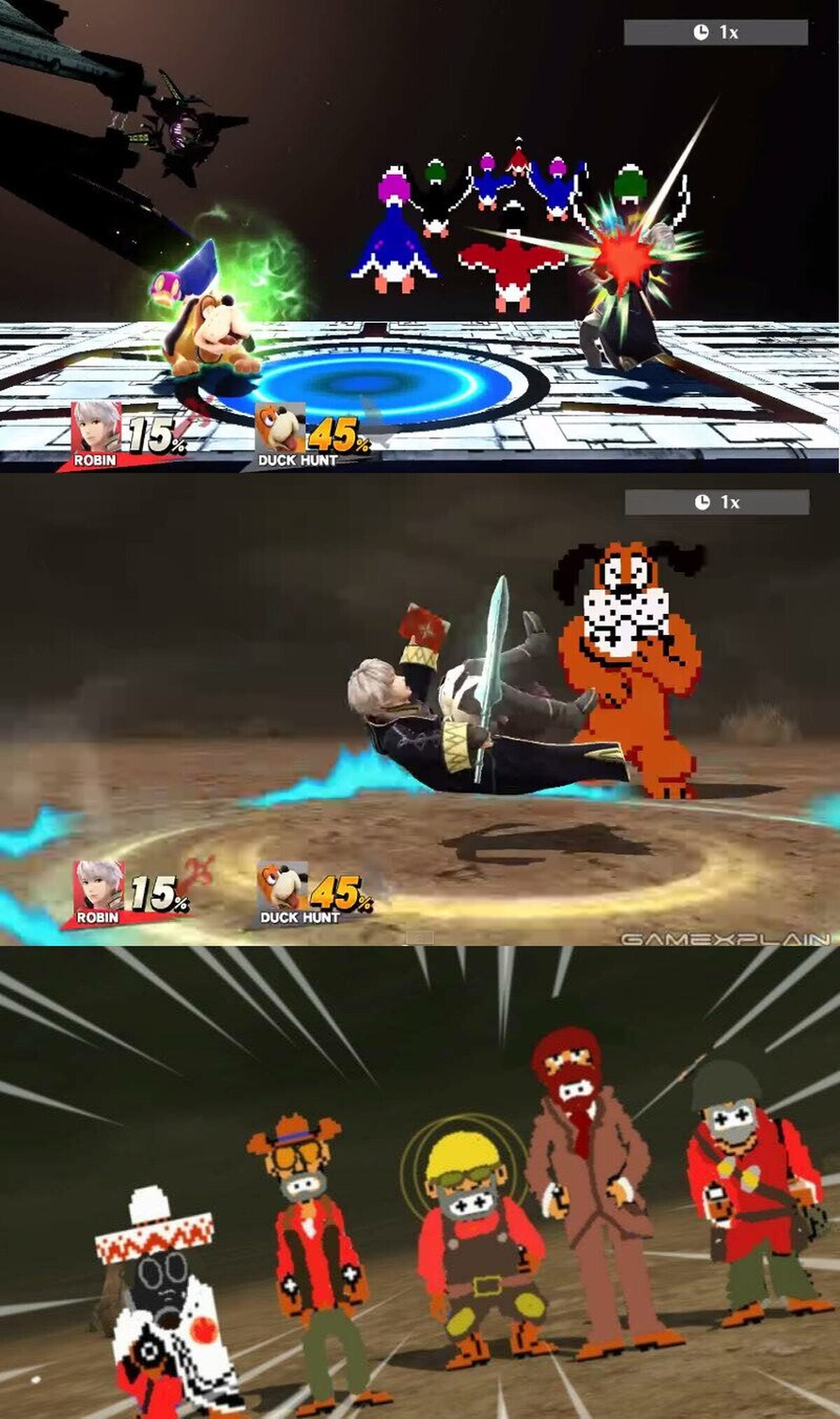 El duo Duck Hunt parece haber contratado nuevos tiradores en esta entrega