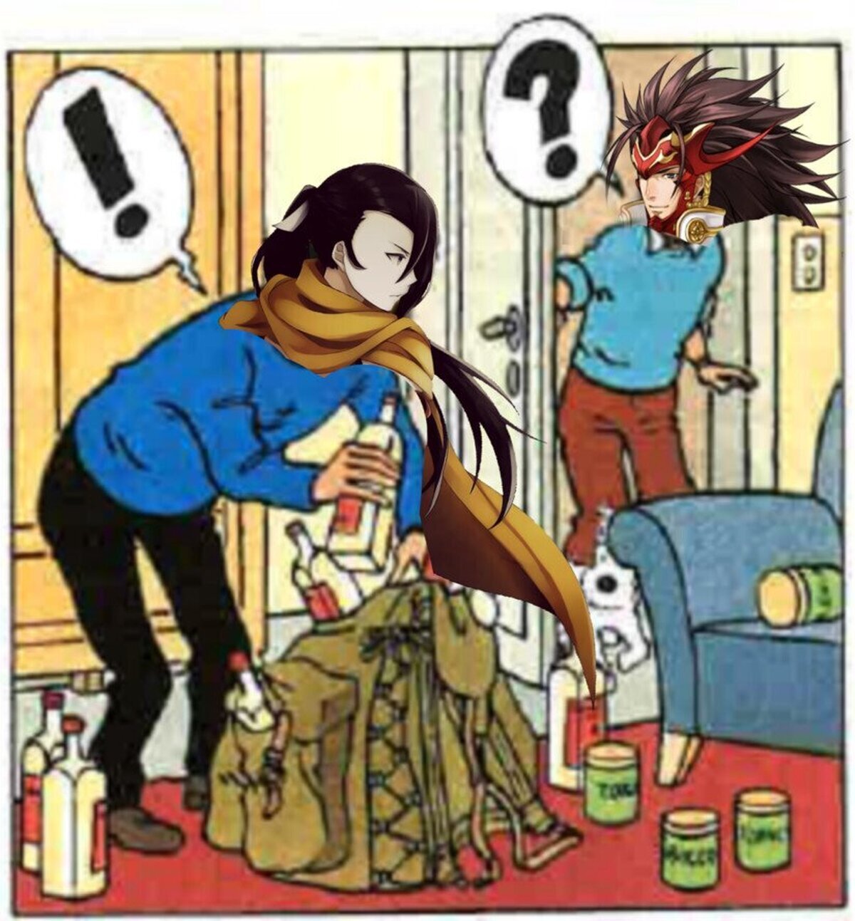 Kagero preparándose para Halloween