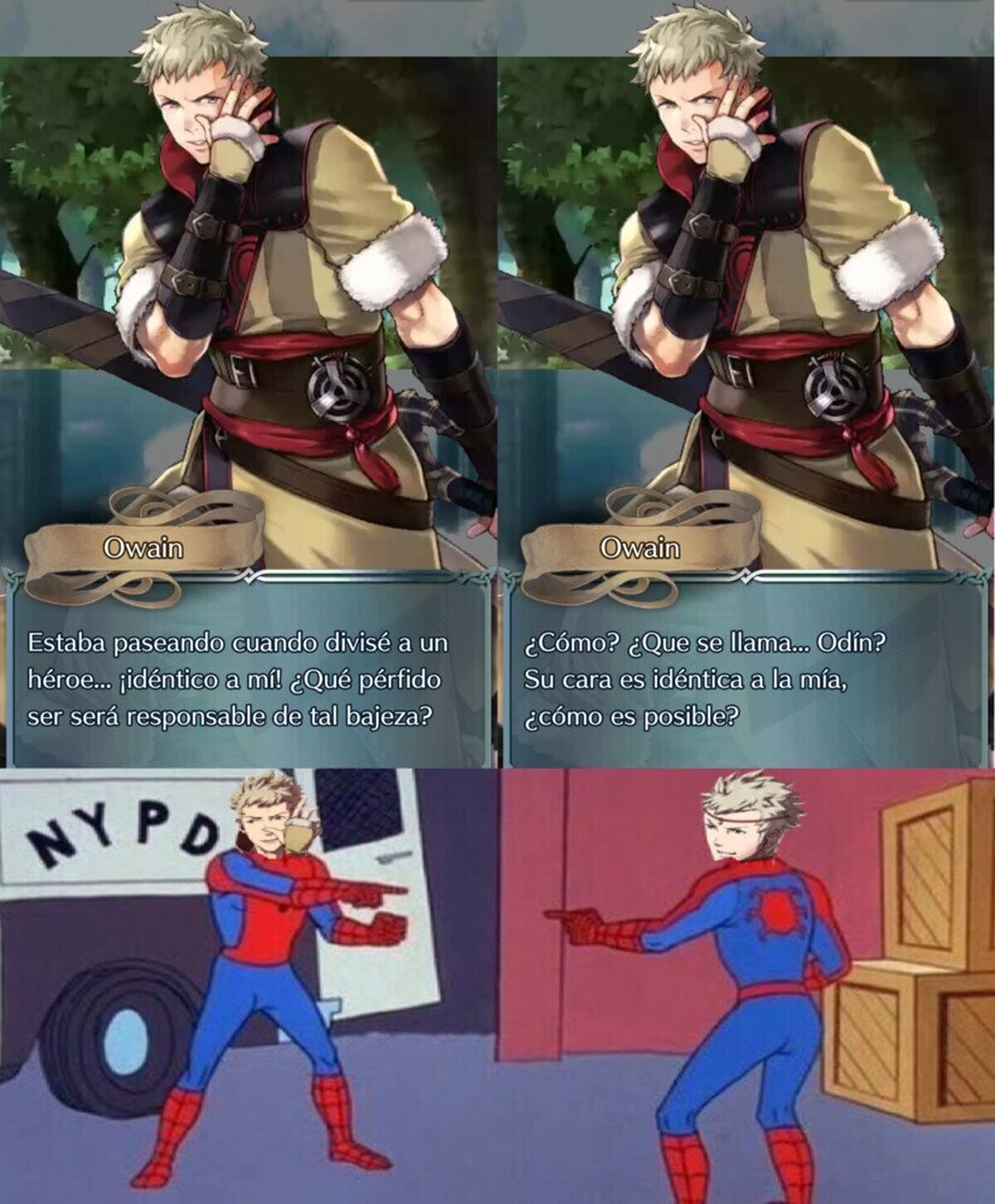 Y después tuvieron un duelo de poses