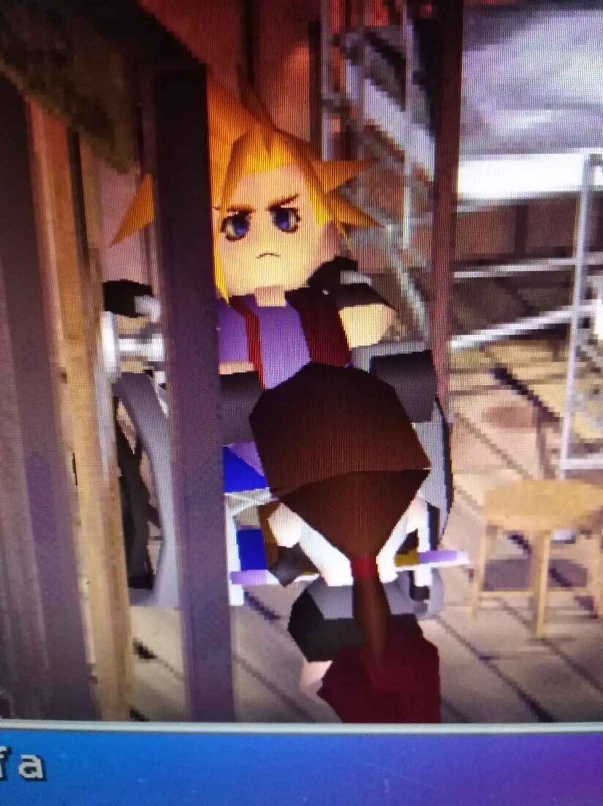 Estaba rejugando FFVII cuando de repente...