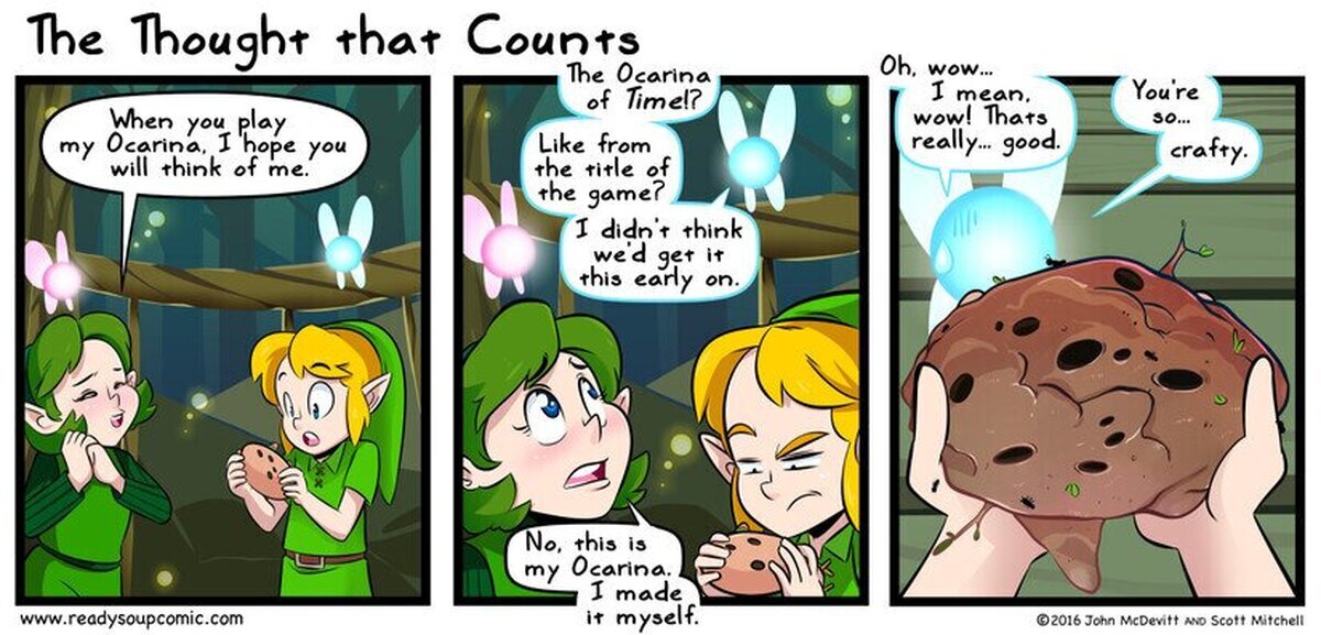 Toma mi regalo link. Por Scott Mitchell