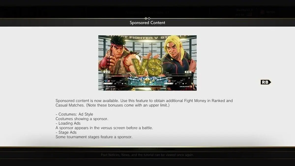 Capcom recoge cable y quita la publicidad de Street Fighter V
