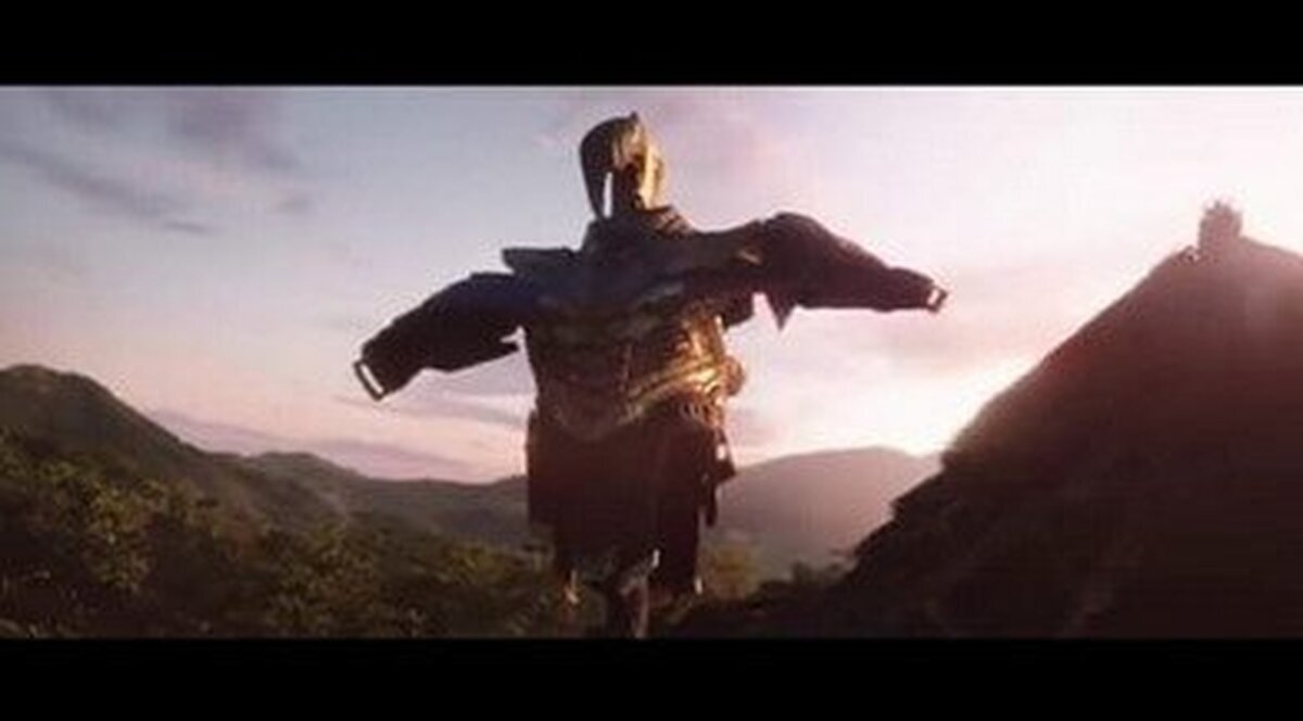 Thanos secando la ropa. Ya lo he visto todo en esta vida