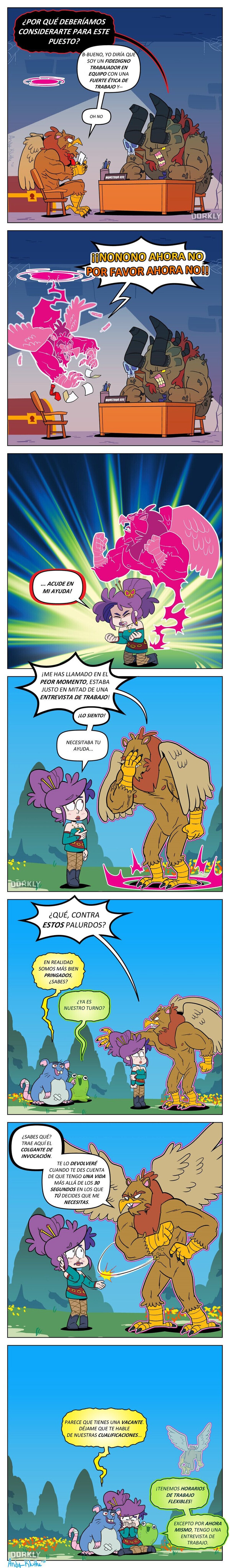 Por qué sería un asco ser una invocación en un rpg. Por Andy Kluthe