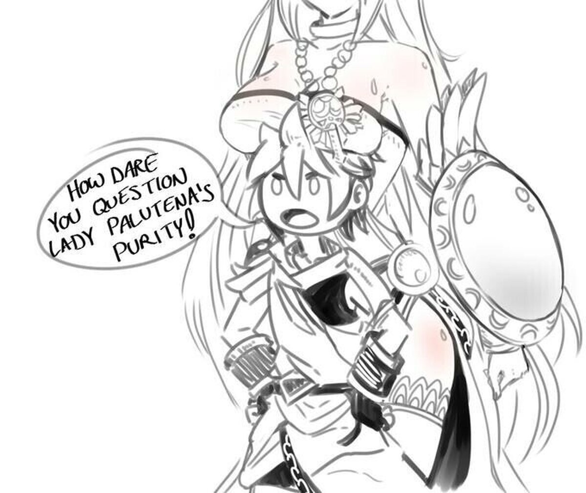¿Cómo se atreven a cuestionar la pureza de Lady Palutena? por EightyFourX