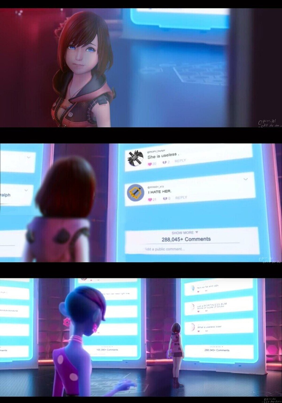 No tenias que verlo.