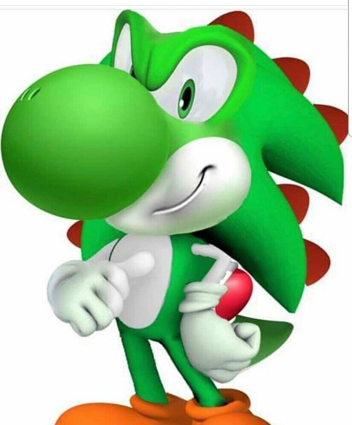 La fusión de Yoshi y Sonic también es otro Sonic perturbador