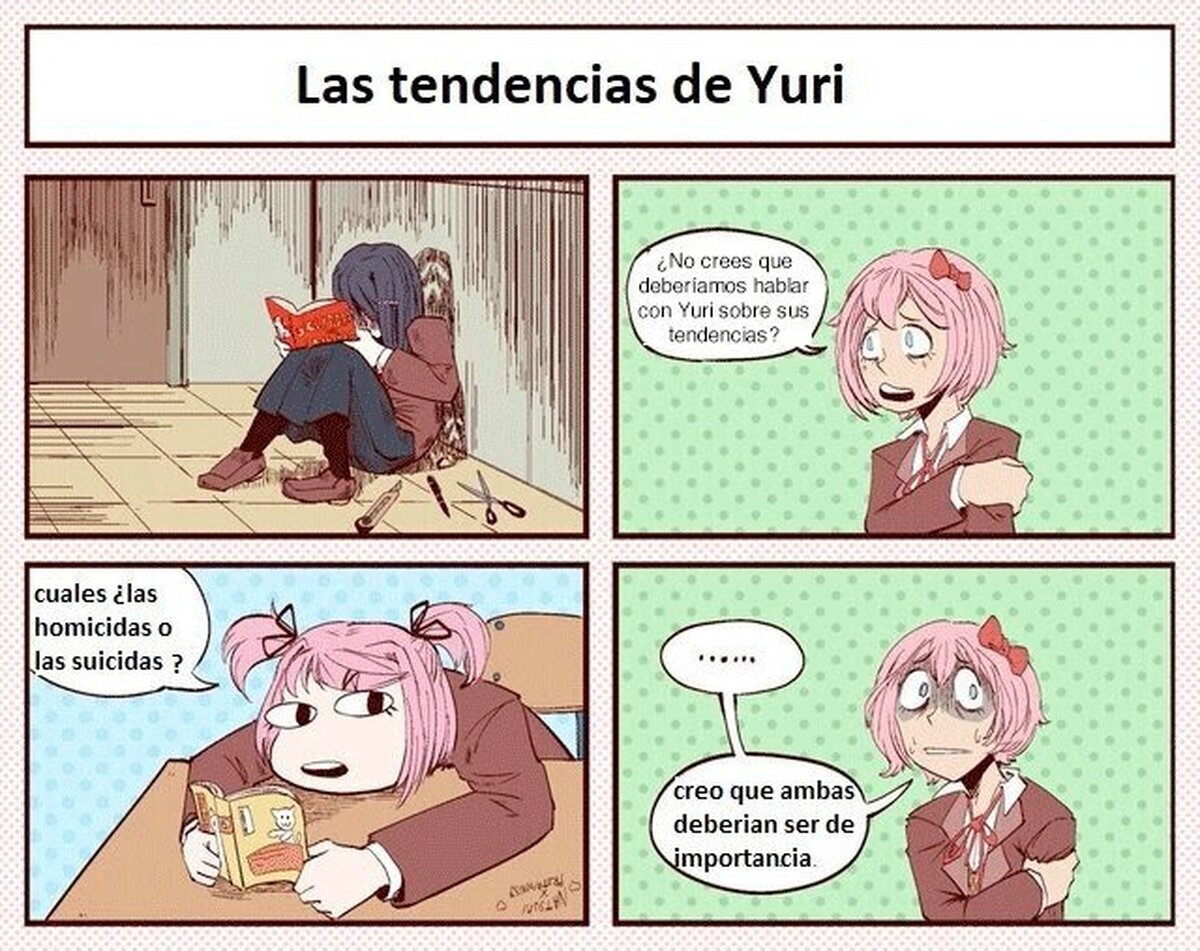 Yuri está bien, de seguro que saldrá de eso ella sola ...