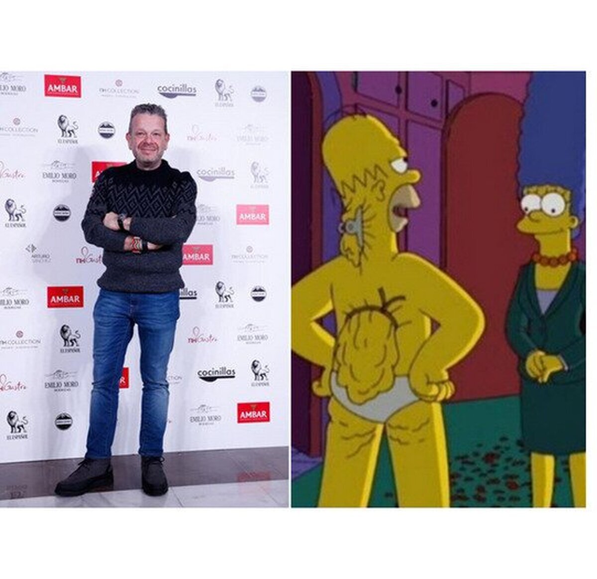 Los Simpson predijeron la pérdida de peso de Chicote