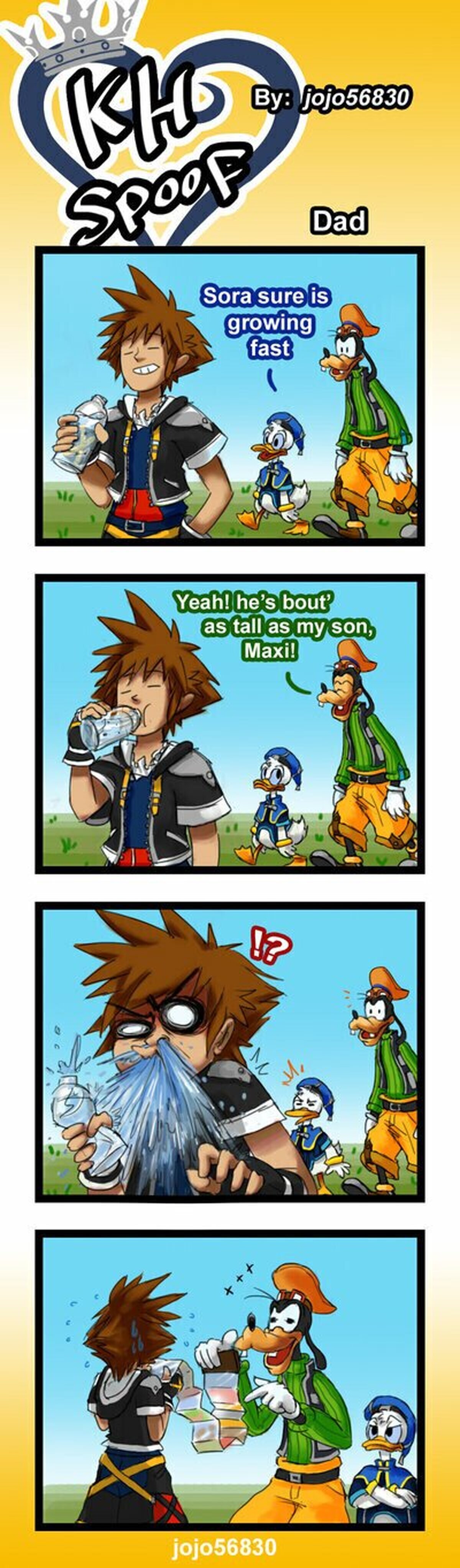 Cuando Sora se entera de que Goofy no es virgen. Por jojo56830