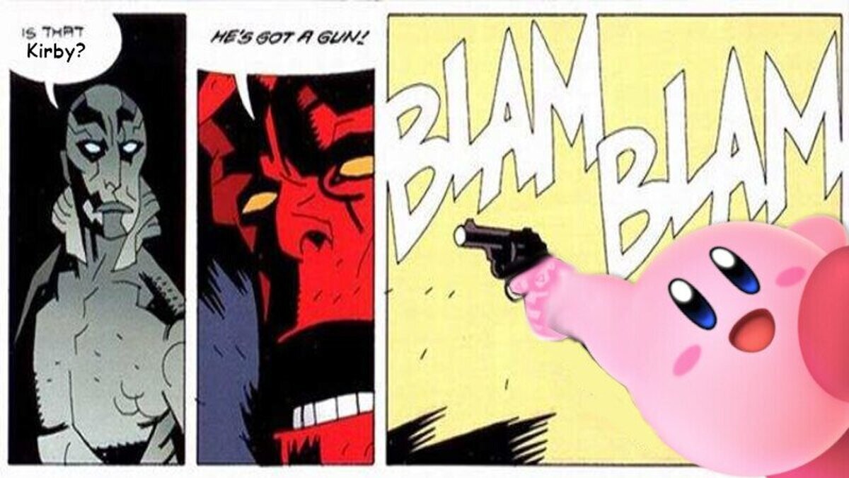 Oh no tiene un arma!!!!