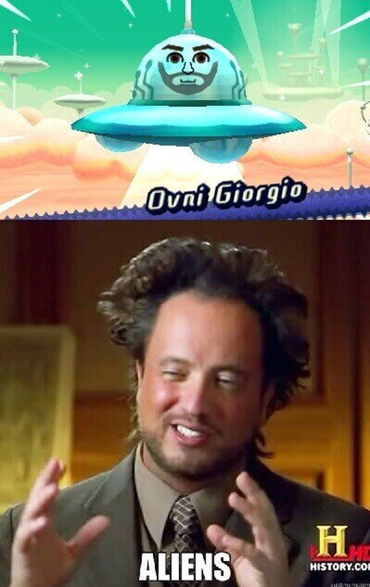 Giorgio A. Tsoukalos esta tan obsesionado con los O.V.N.I que se ha convertido en uno.  
