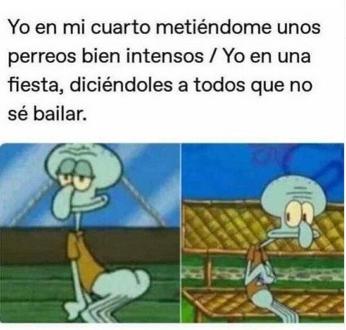 Y luego perreando hasta el suelo