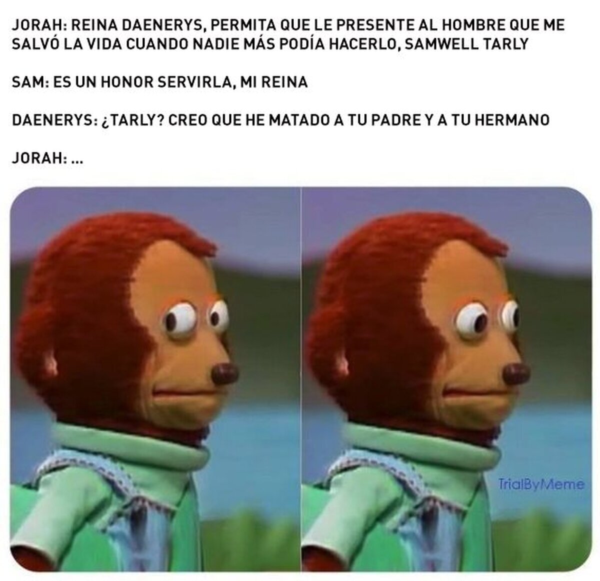 Un momento un poco incómodo para Jorah