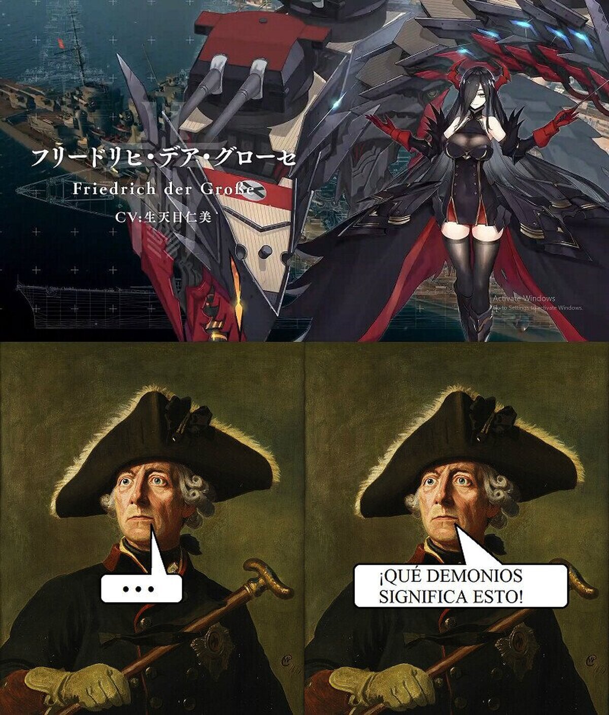 Cuando ves que el barco nombrado en tu honor se volvió una chica animu 