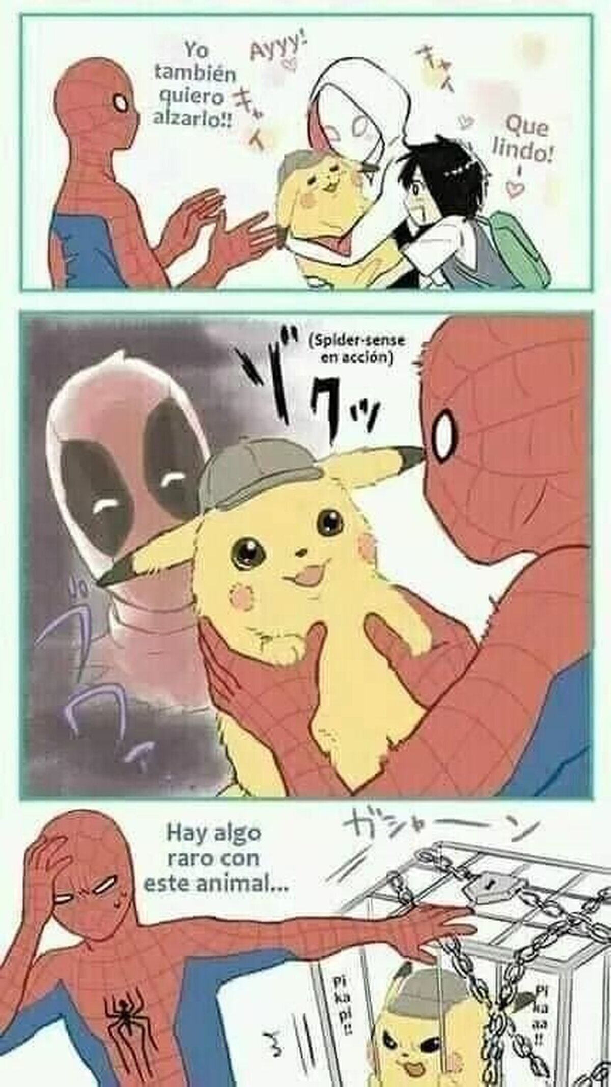 No puedes escapar, Spiderman