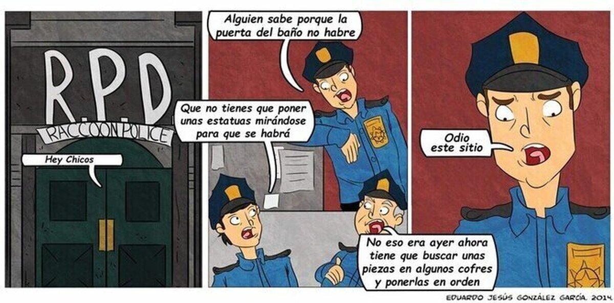 Creo que esto explica el estado de algunas zonas de la estación policial. Por Eduardo Jesus Gonzalez