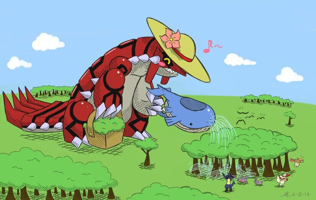 ¿Qué es lo que ase groudon para controlar sus problemas de ira?