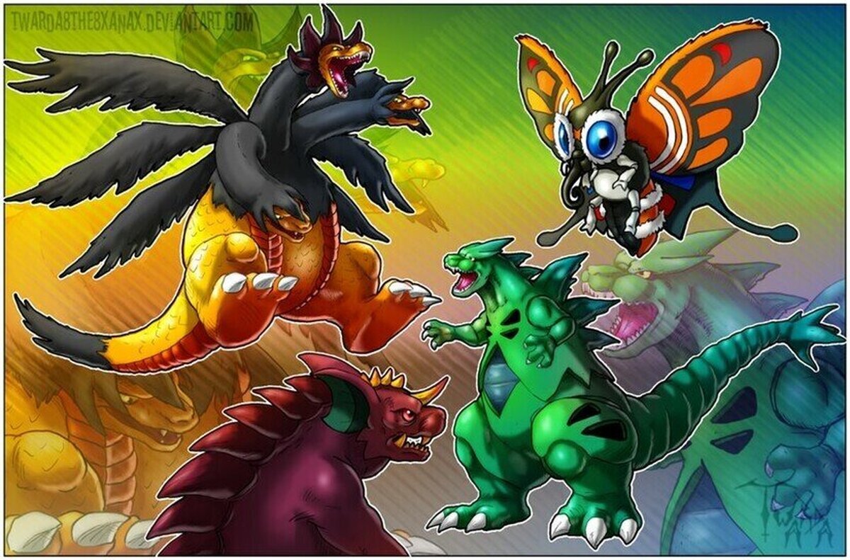''Tyranitar, Beautifly & Hydreigon: Giant Pocket Monsters All-Out Attack'', por Twarda