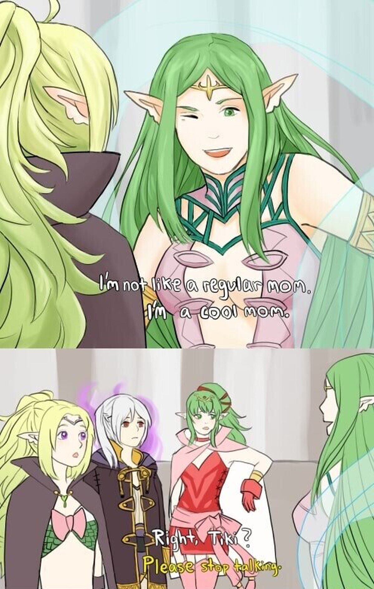 Cuando mamá intenta ser cool con tus amigas