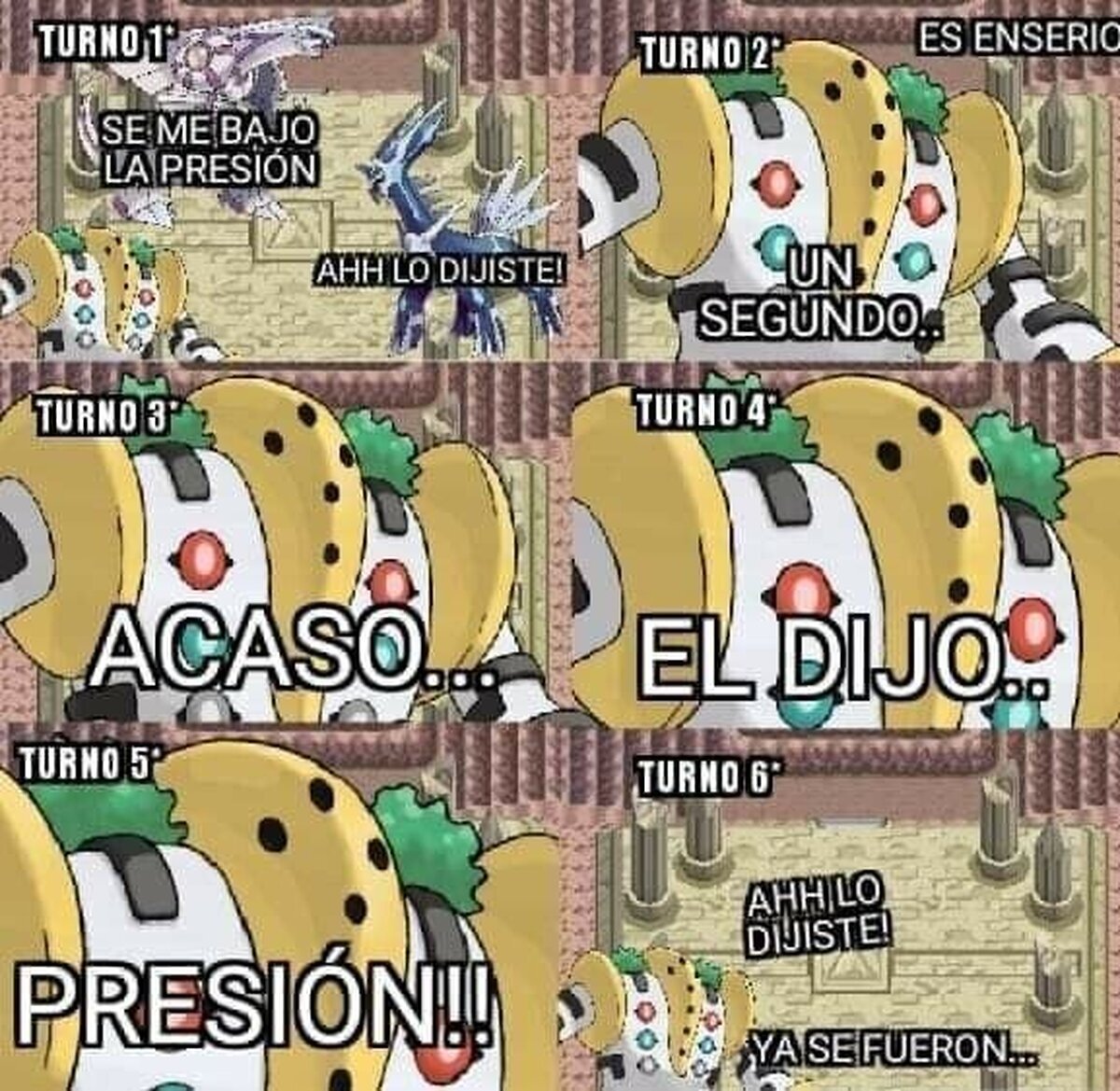 Vaya que si eres lento regigigas