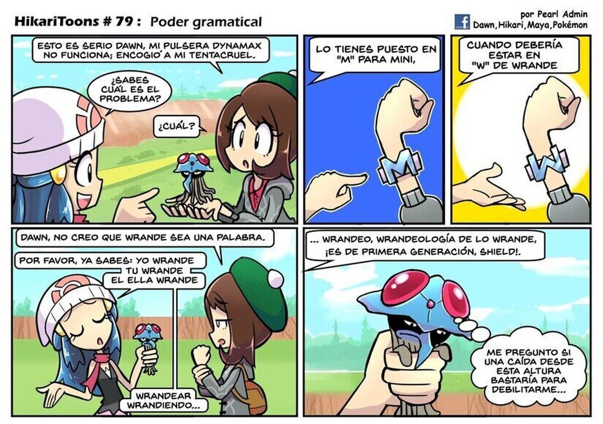Y recuerden: siempre en W de Wooloo. Por HikariToons