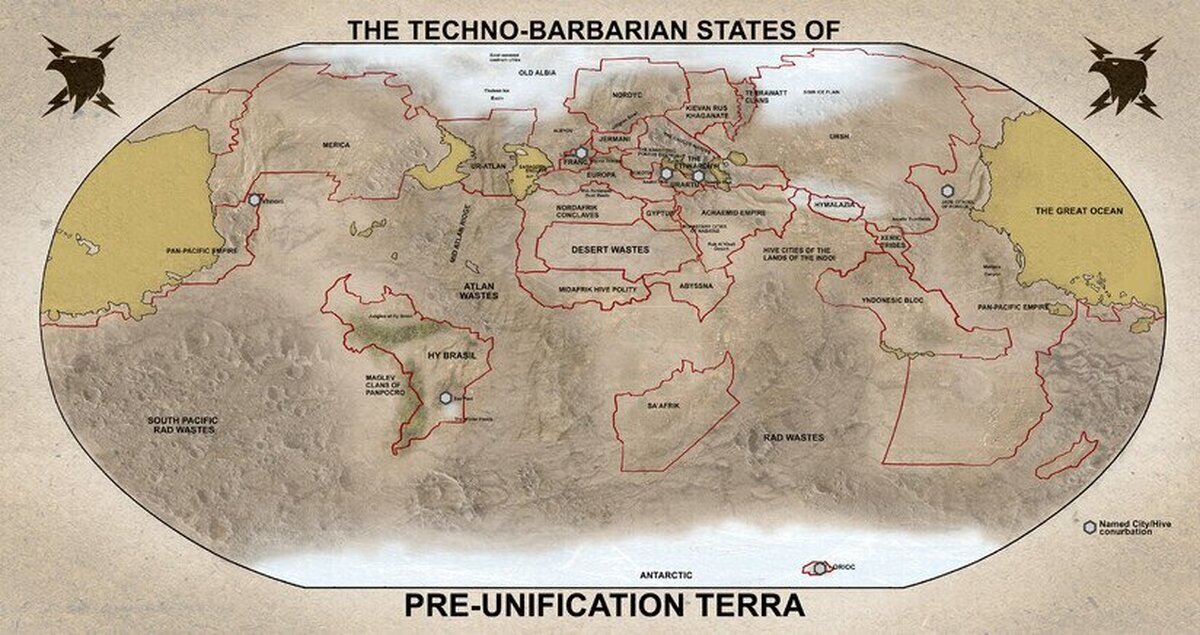 El caotico mundo de Terra, antes del Emperador