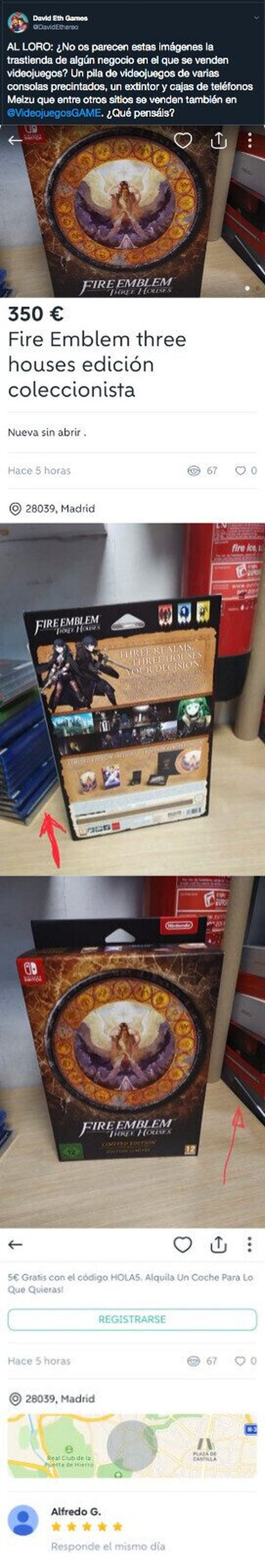 ¿Pillada con las manos en la masa a un trabajador de GAME especulando con una Edición Coleccionista?
