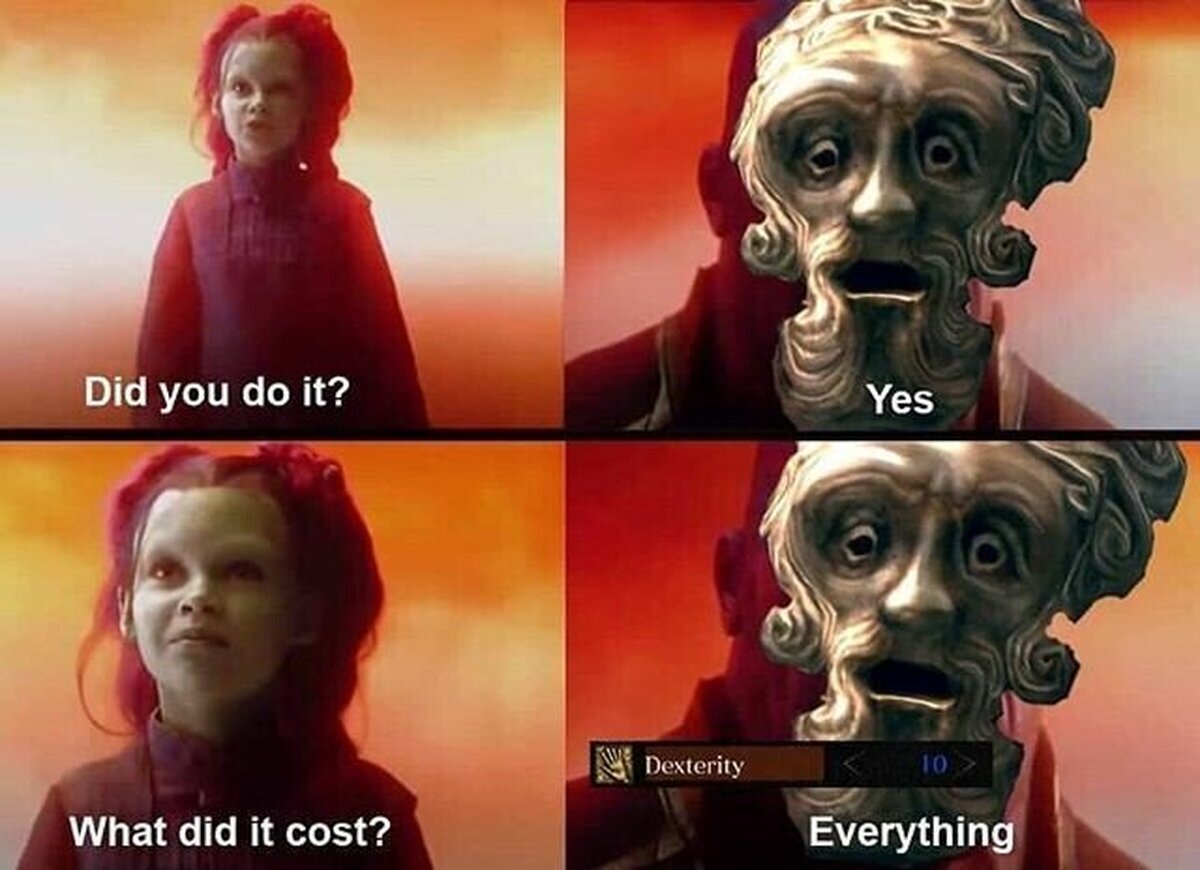 La historia más triste en Dark Souls.