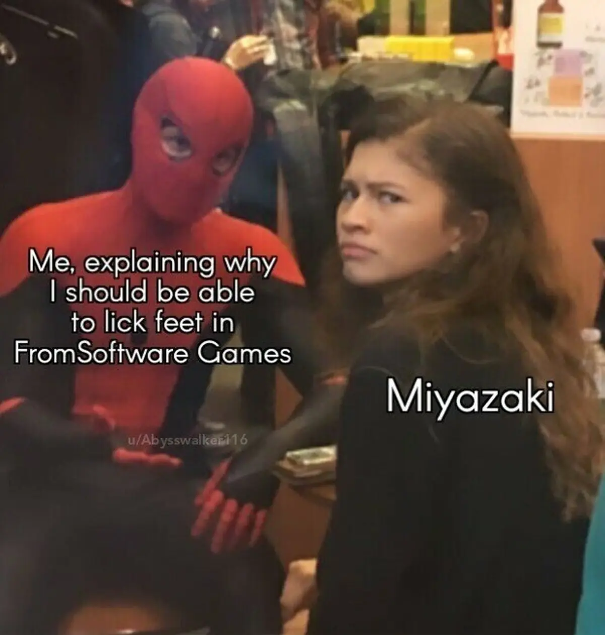 En realidad tendría que ser al revés, a Miyazaki le gustan los pies.