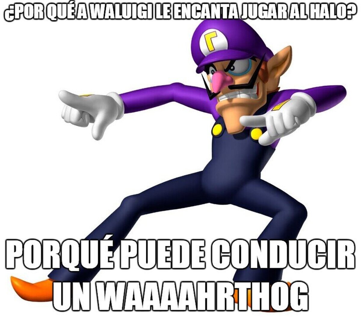 ¿Otra ronda de chistes de Waluigi?